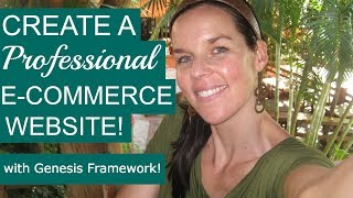 how to make a wordpress website with e commerce genesis outreach pro