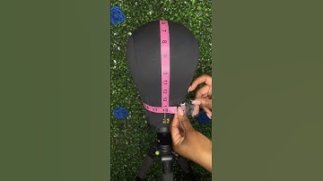 The Way To Transfer MEASUREMENTS Onto WIG CANVAS & Plastic Wrap TT @kreativekolorwigs #sterlyhair