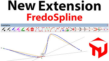 New FredoSpline Extension For SketchUp - Quick intro - TutorialsUp