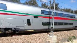 The first Moroccan LGV (TGV) train