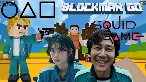 Playing red light green light in Blockman Go | Squid Game