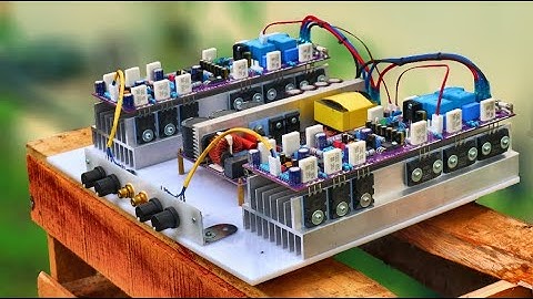 [DIY] Best 4-Channel High Power Amplifier using Toshiba and Sanken transistors #cbzproject