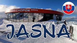 Skiing in Jasna, Slovakia