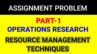 Assignment Problem [Part 1] in Tamil | Hungarian method [WELCOME ENGINEERS]