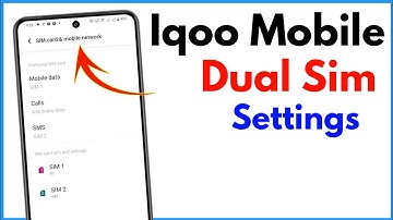Iqoo Z7 Pro Dual Sim Settings | Dual Sim Settings In Iqoo
