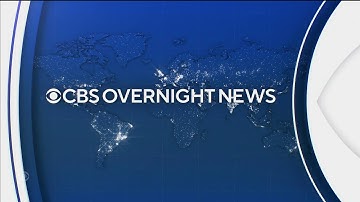 HD | New Intro of CBS Overnight News (2022)