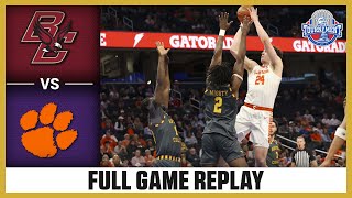 Boston College vs. Clemson Full Game Replay | 2024 ACC Men’s Basketball Tournament