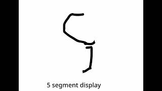 5 segment display