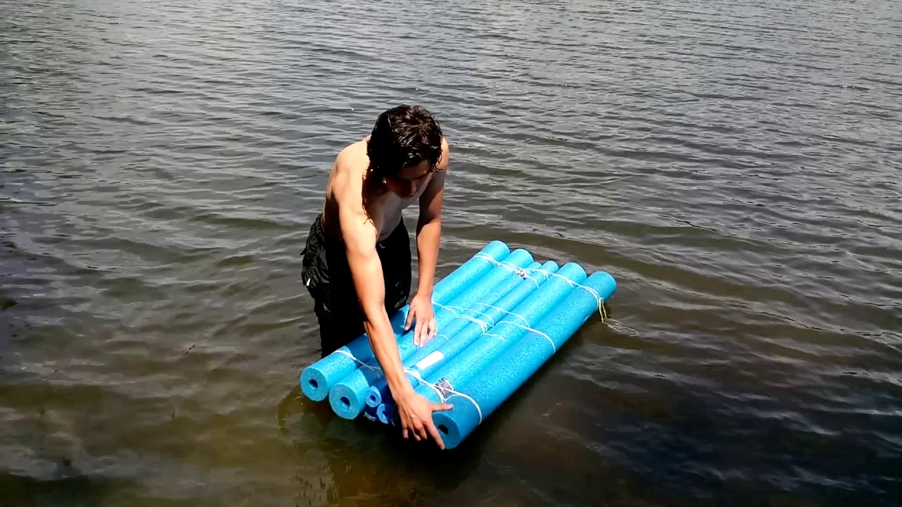 How To Make A Pool Noodle Raft 