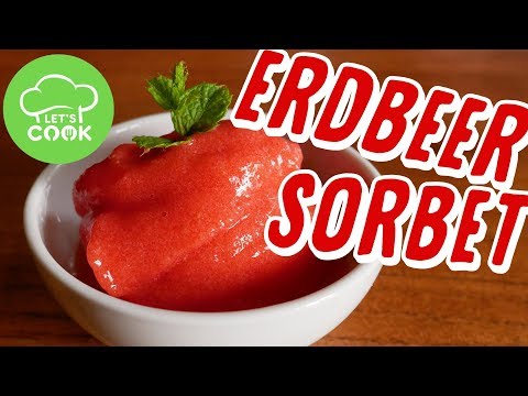 Video: Wie Man Erdbeersorbet Macht