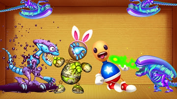 New Aliens vs New Buddy | Kick the Buddy vs Kick the Buddy Forever