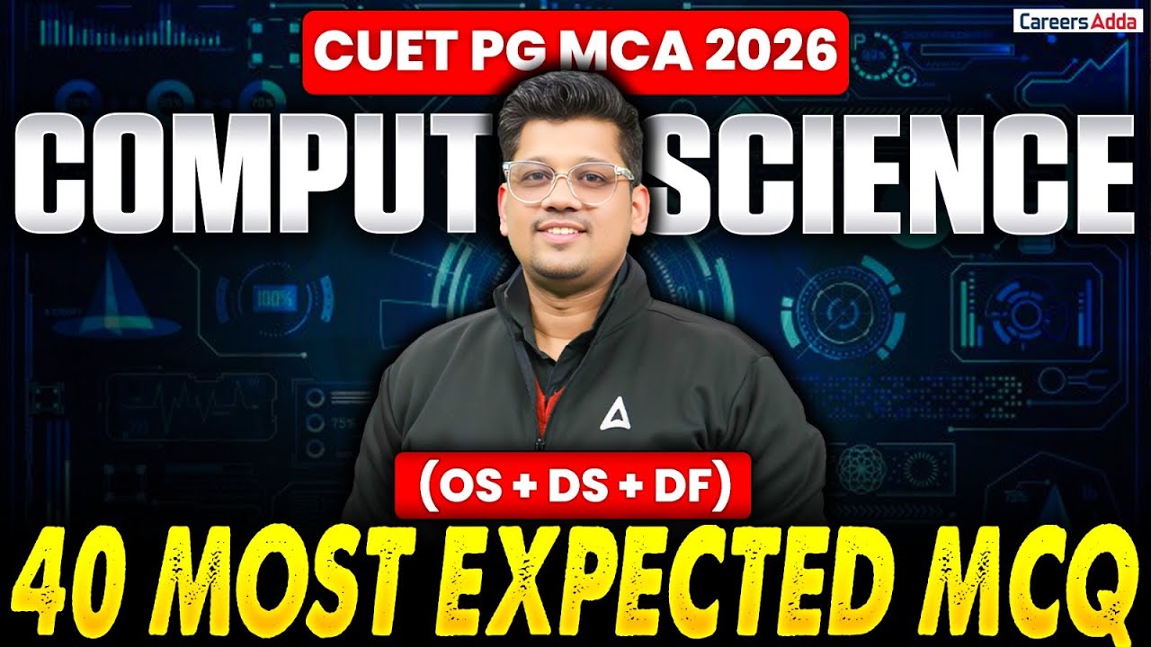 CUET PG MCA 2026 | 40 Most Expected MCQ (OS + DS + Discrete Maths)