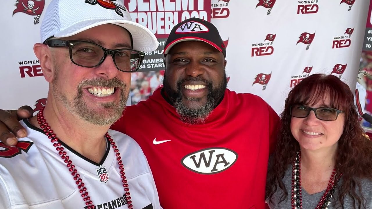 We Won! (barely) | Tampa Bay Buccaneers Women of Red Tailgate 2022