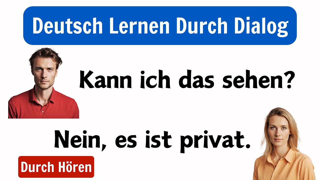 Deutsch Lernen Mit Dialogen | Für Anfänger A1-A2 | Deutsch lernen durch