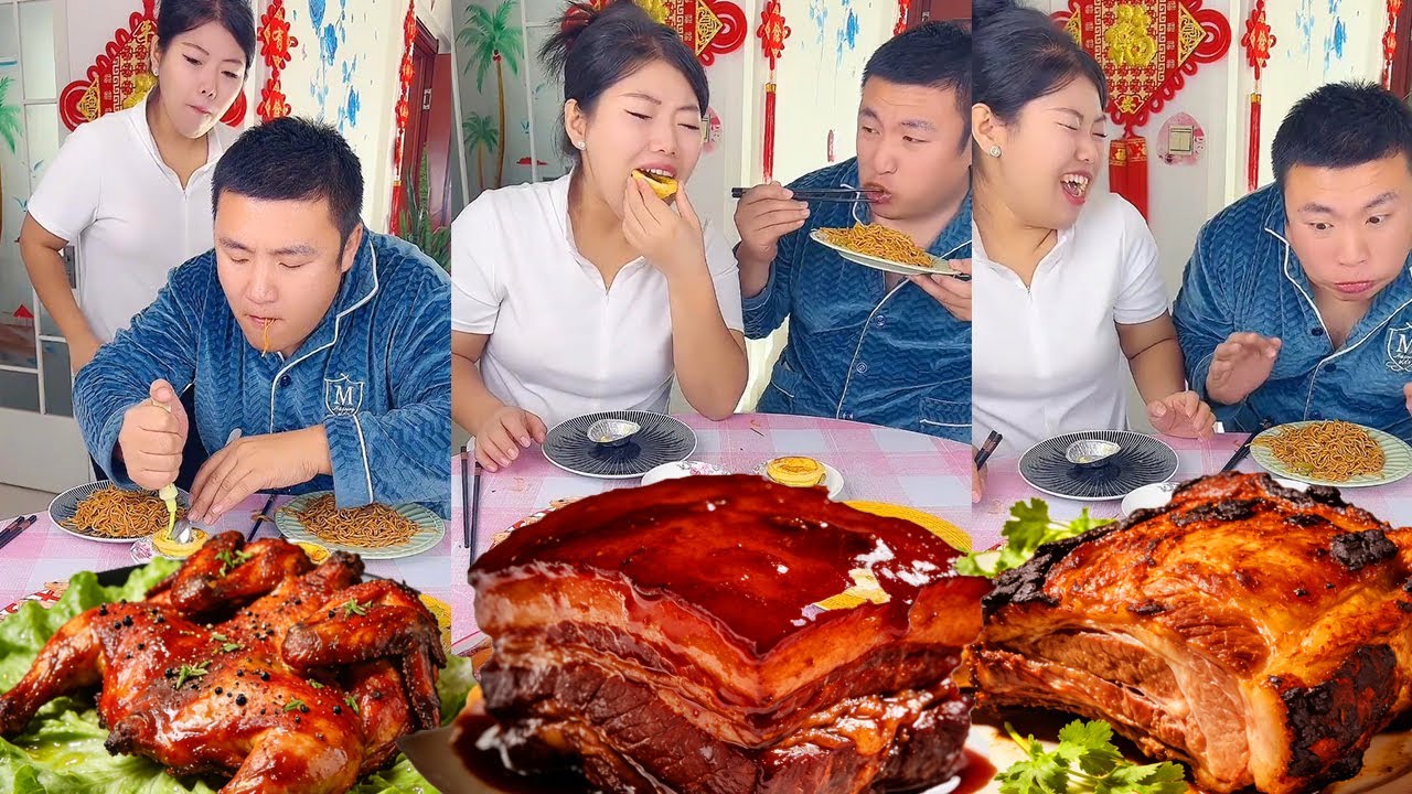 蠢老公偷偷给蛋挞加芥末，不料被我识破掉包，最后他自食恶果！#整蛊 #夫妻搞笑吃播