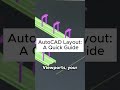 AutoCAD Layout: A Quick Guide #construction #irongate #interiordesign