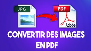 Comment Convertir des images en PDF sans logiciel (PNG, JPEG, JPG, BMP, ...)