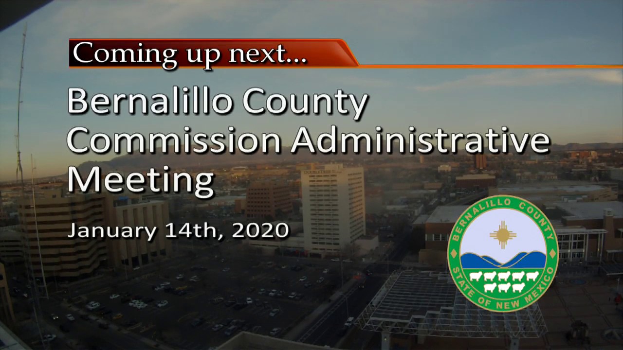 Bernalillo County Commission Administrative Meeting 1142020 YouTube