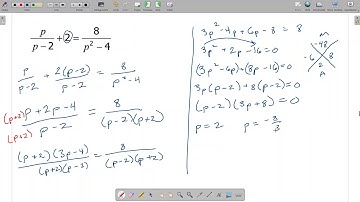 Unit 8 - Solving Rational Equations