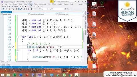 Lab 14 - Jagged Array