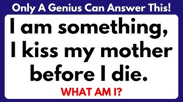 ONLY A GENIUS CAN ANSWER THESE 15 TRICKY RIDDLES || Riddles Quiz -   Part 16