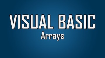 Learn Visual Basic - #35 - Arrays
