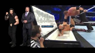 WWE LIVE Smackdown 1\/29\/15 RESULTS, Kane vs Daniel Bryan CASKET MATCH