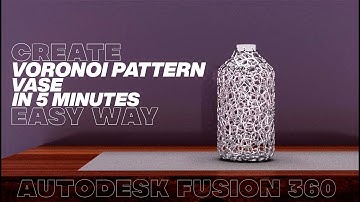 Create voronoi pattern in easy way in just 5mins|Fusion 360 tutorial