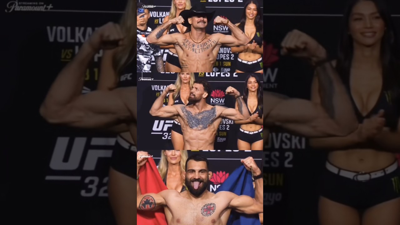 UFC 325 Face Off 😤🔥 | Intense Stare Down..