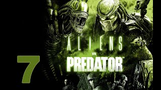 Прохождение Aliens vs  Predator часть 7 (Обучение)