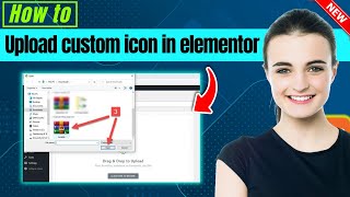 How to upload custom icon in elementor