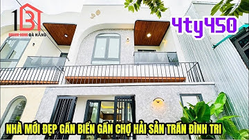 Bán Nhà Đà Nẵng | Nhà Mới Đẹp gần biển gần chợ Hải Sản Trần Đình Tri | MS245