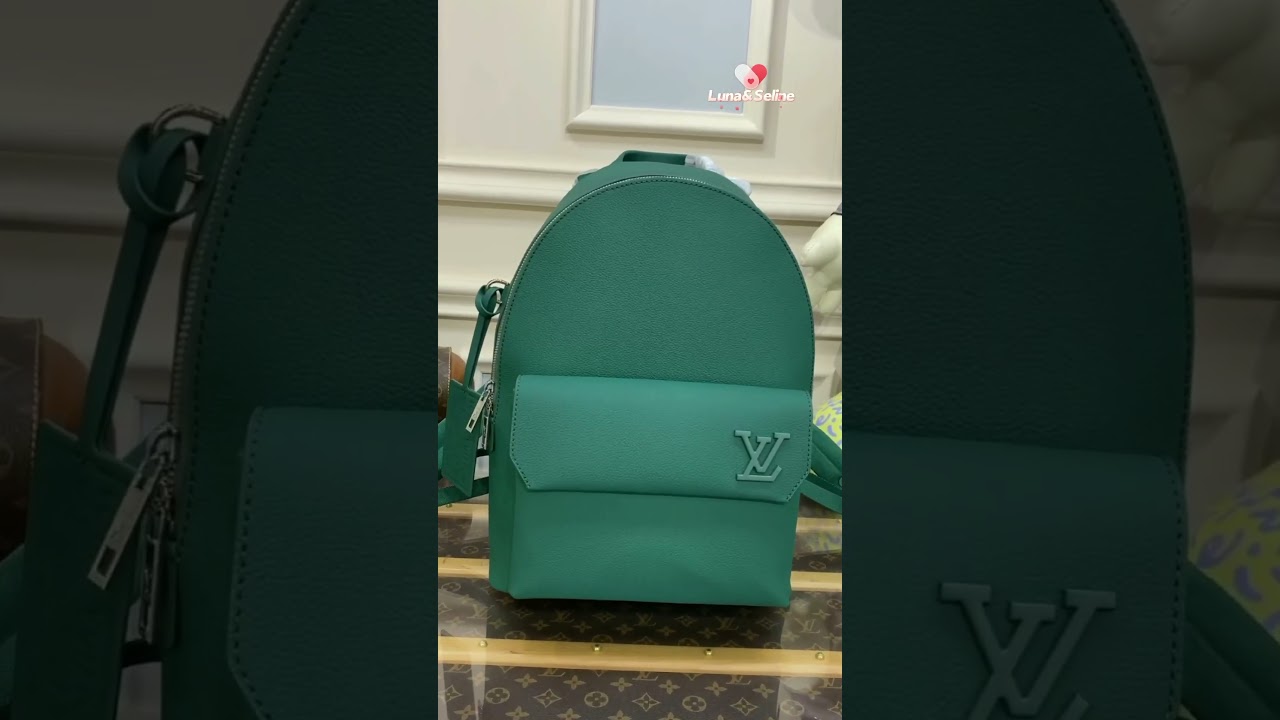 Bags Briefcases Louis Vuitton LV Aerogram Backpack Green