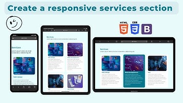 🔥 How to Create a Responsive Services Section Using Bootstrap | HTML & CSS