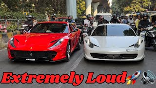 Extremely Loud FERRARI’s in Namma Bengaluru 🇮🇳🏎️🚀🔥