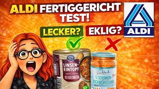 ALDI Fertiggericht Test 😳 LECKER oder EKLIG? Ehrliche Meinung!