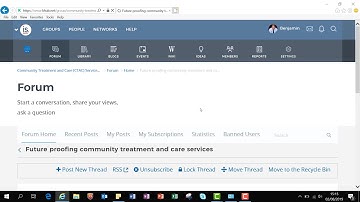 How to reply to a thread.