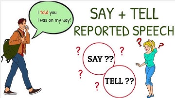 Reported Speech Using SAY and TELL \\ English Grammar