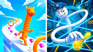 Long Neck Run VS Thief Puzzle - Gameplay Walkthrough (Android,iOS) NEW UPDATE Ep 1