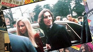 ♫ George Harrison & Pattie Boyd leaves Esher Walton magistrates court, 1969