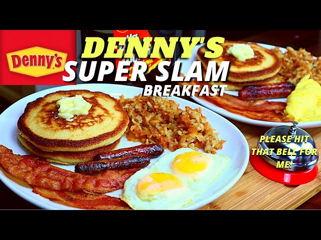 Denny's All American Breakfast With a Side of Pancakes on THE