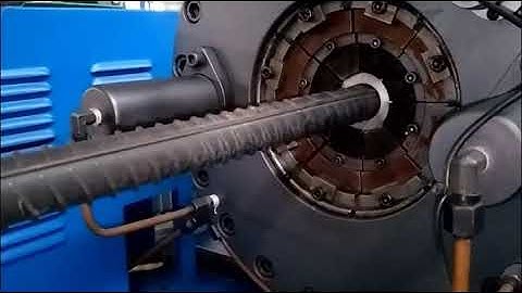 Hydraulic crimping machine to crimp rebar with coupler