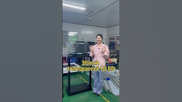 Avlink 30inch transparent OLED LG 600nits high quality brightness touch PCAP digital signage factory