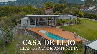 Recorriendo la MEJOR CASA de LUJO a la VENTA. Llanogrande, Antioquia.