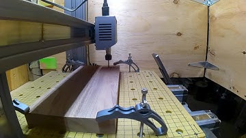 Timelapse of our Snapmaker 2.0 cnc drilling a cribbage board