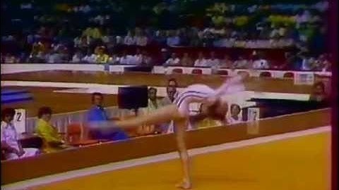 Nadia Comaneci - FX - 1976 Montreal (good quality)