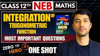 Standard Integrals of Trigonometric Functions | Integration | Class 12 Mathematics | One Shot