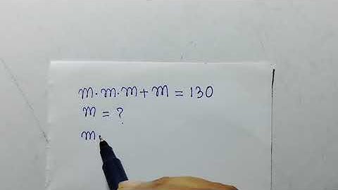 A Nice Math Olympiad Problem// Find The Value Of m