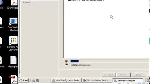 Windows 2008 Server: Installing the backup feature (MattyHarky@gmail.com)