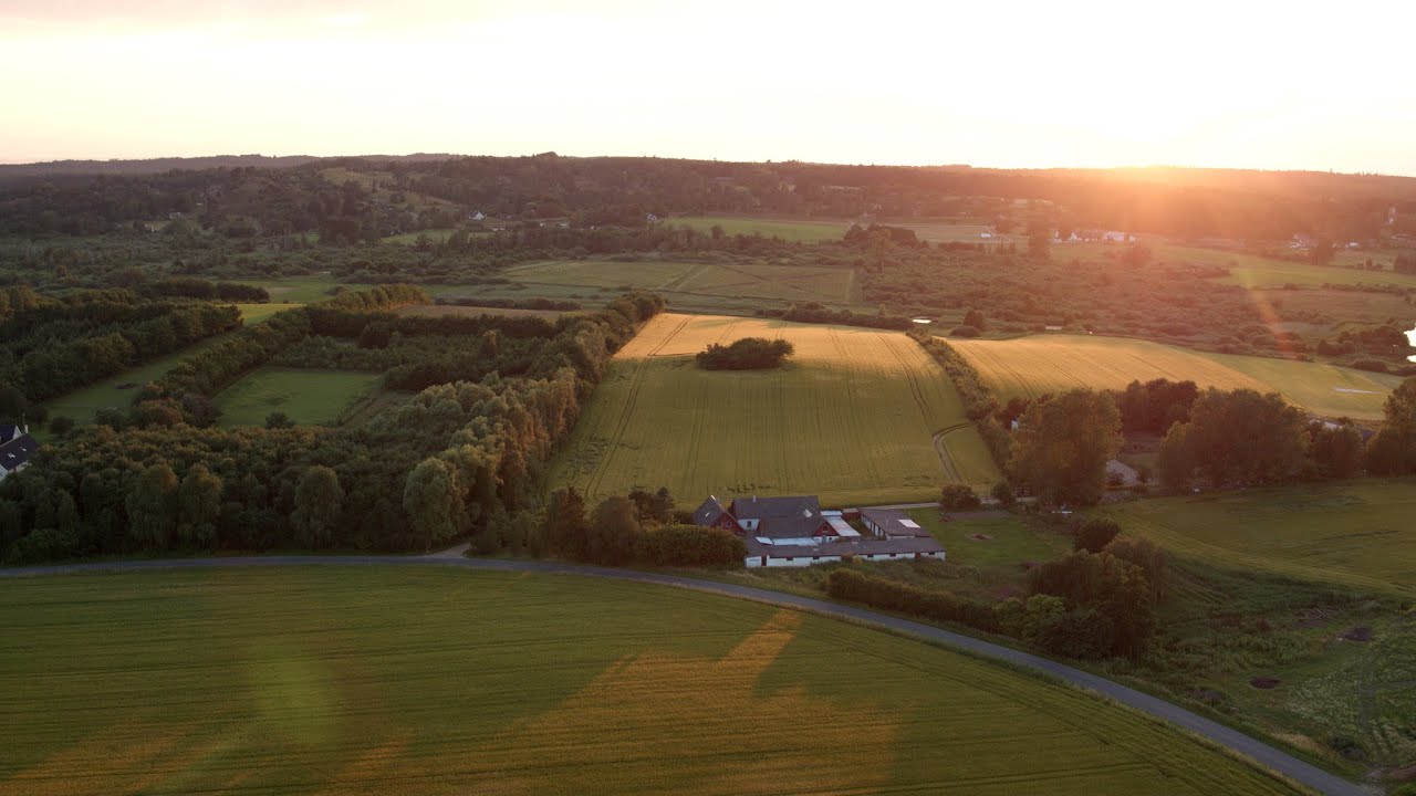 4879. Landsbygd (Countryside) Drone Stock Footage Video